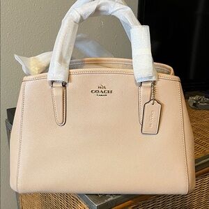 New With Tag Coach Women's Leather Satchel  - IM Beechwood  - Margot Carry All